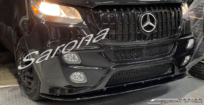 Custom Mercedes Sprinter  All Styles Front Lip/Splitter (2019 - 2023) - $290.00 (Part #MB-072-FA)